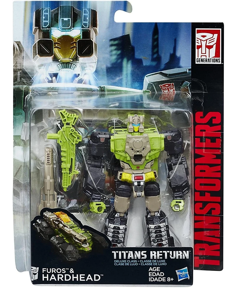Transformers Hardhead and Furos Deluxe Class | Transformers Generations Titans Return