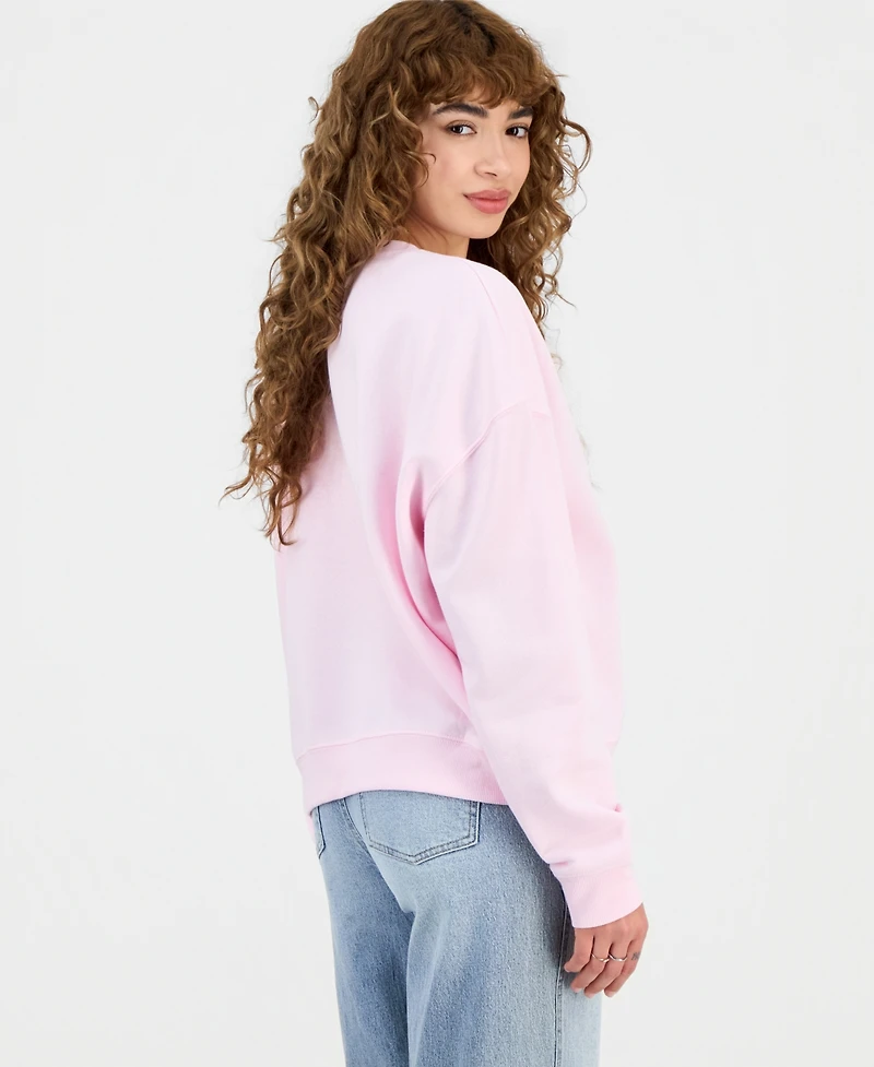 Grayson Threads, The Label Juniors' Dachshund Fleece Crewneck Sweatshirt