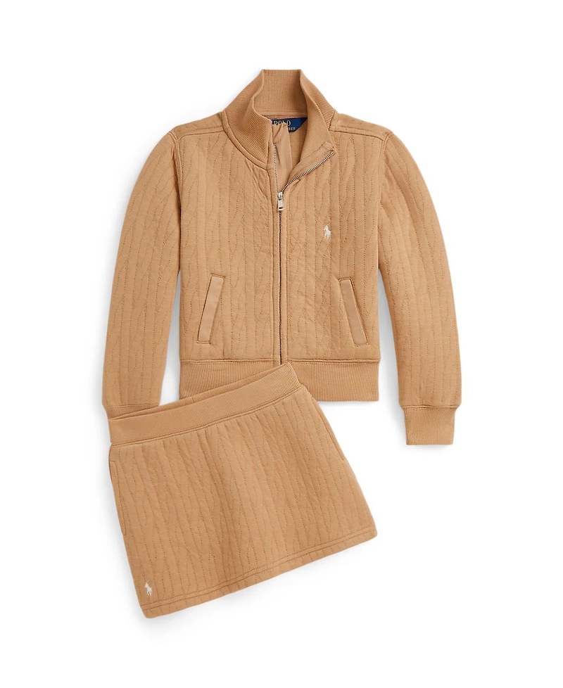 Polo Ralph Lauren Girls 2T-6X Pull-On Quilted Skirt
