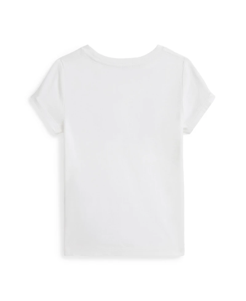 Polo Ralph Lauren Girls 2T-6X Logo Detail T-Shirt