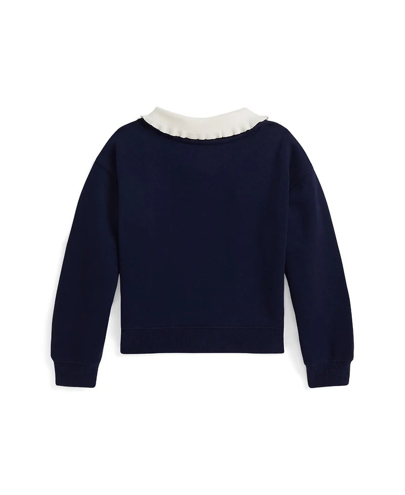 Polo Ralph Lauren Girls 2T-6X Collared Sweatshirt