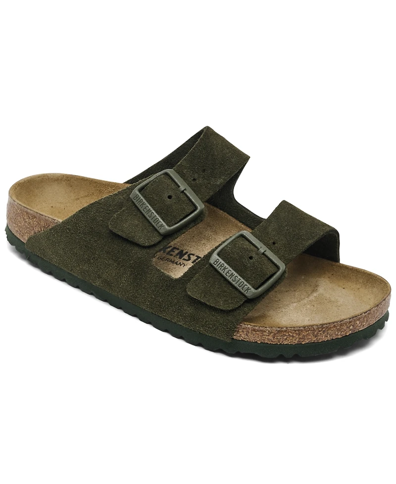 Birkenstock Women's Arizona Suede Leather Sandals from Finish Line