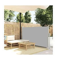 Side Awning Grey 100% polyester fabric with Pu coating
