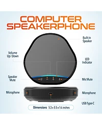 Delton C3900 Usb Conference Speaker, Ai Noise Reduction (DSC3900-u)