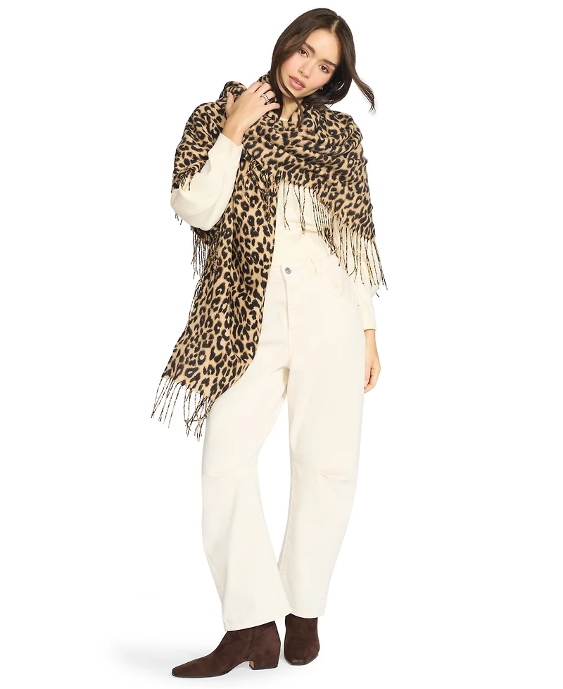 Steve Madden Women's Animal Print Scarf
