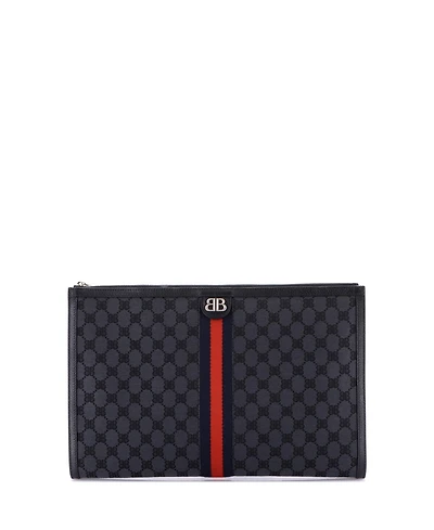 Pre-Owned Balenciaga x Gucci The Hacker Project Laptop Pouch Bb Canvas
