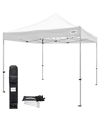 Caravan Canopy TitanShade 10 x 10 Steel Frame Portable Instant Canopy Kit, White