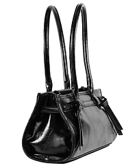Sam & Libby Onyx Belted Satchel Bag