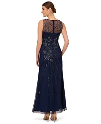 Aidan by Mattox Women's Beaded Maxi Dress