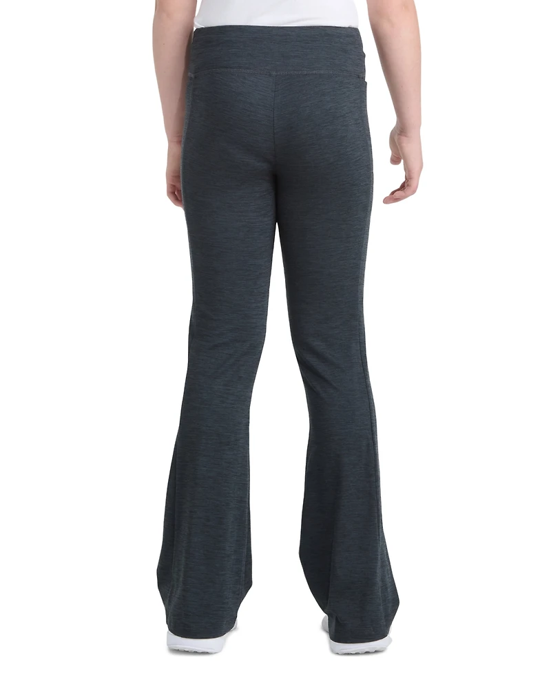 Adidas Big Girls Melange Flare-Leg Pants