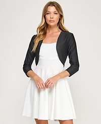 City Studios Juniors' 3/4-Sleeves Bolero