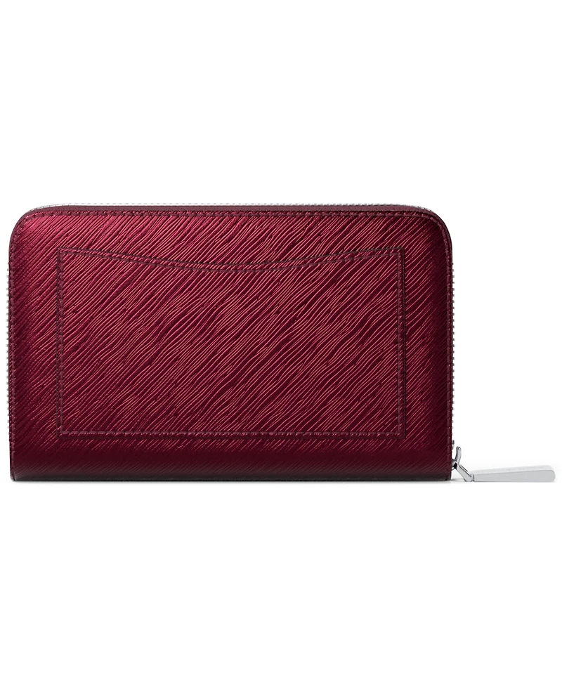 Michael Kors Women's Jet Set Small Zip Around Card Case