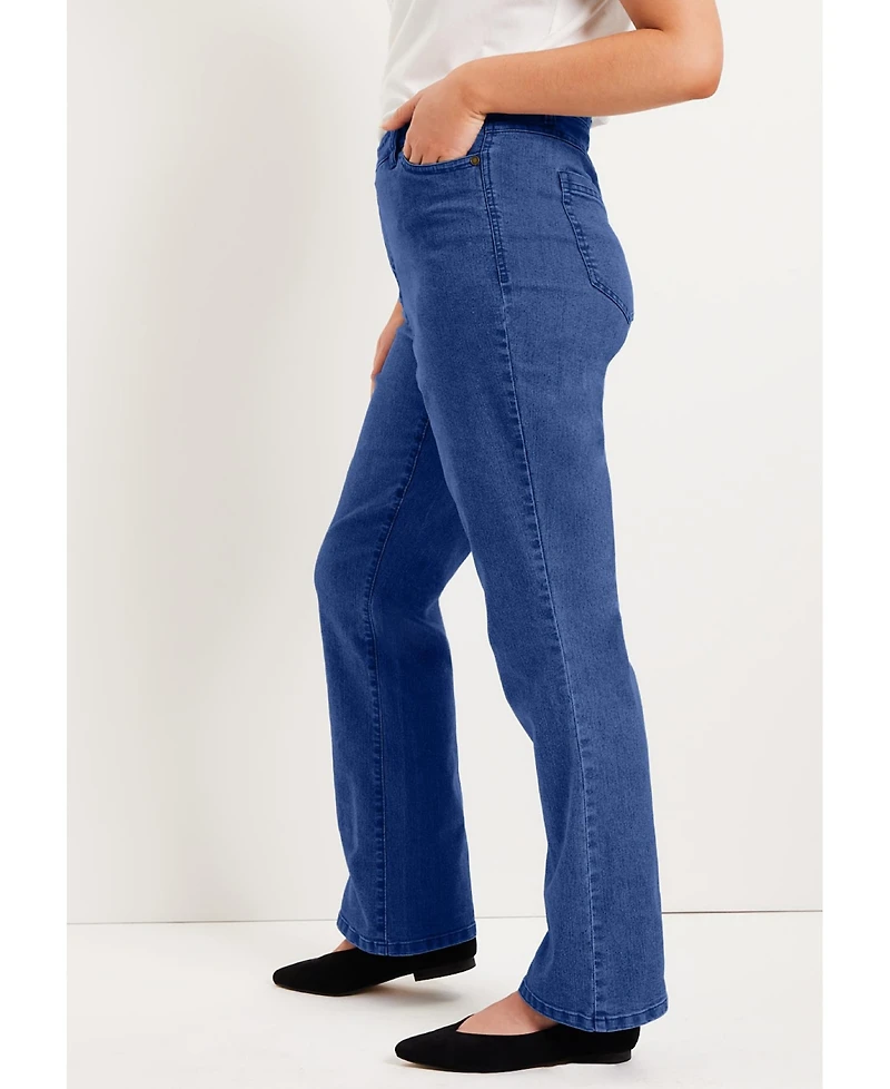 June + Vie Women's Fit Bootcut Jeans