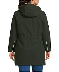 Lands' End Plus Squall Hooded Waterproof Raincoat