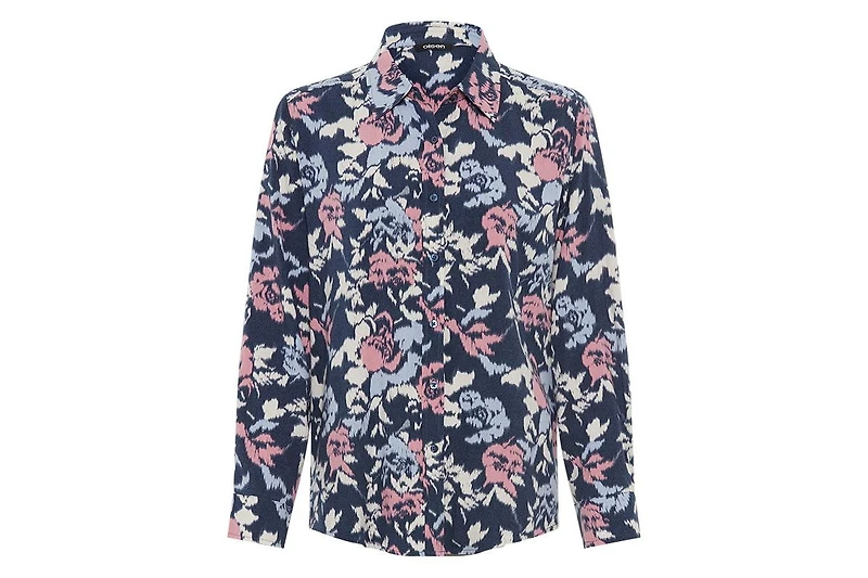 Olsen Abstract Floral Shirt