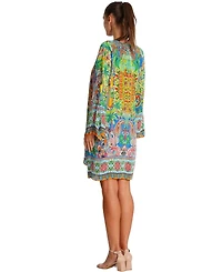 La Moda Clothing Women's Short Bell Sleeve Dress