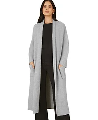 Yumi Knitted Maxi Cardigan With Pockets
