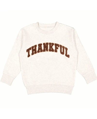Sweet Wink Baby Boys Thankful Patch Varsity Thanksgiving Sweatshirt