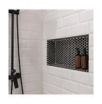Slickblue Recessed Shower Niche Wall Shelf for Bathroom Storage and Organization