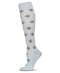 MeMoi Women's Bees 8-15 Mmhg Graduated Compression Socks