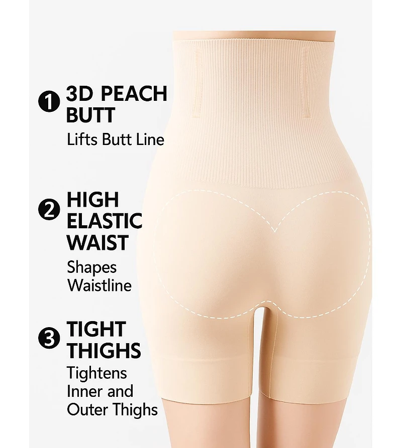 Sunveno Maternity High-Waist Tummy Control Shaper Shorts