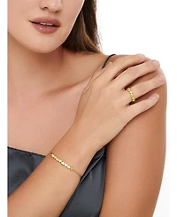 Devata Sweet Heart Ring in Gold Plated Sterling Silver