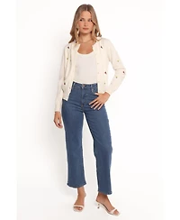 Petal and Pup Women's Millen Flower Embroidery Cardigan