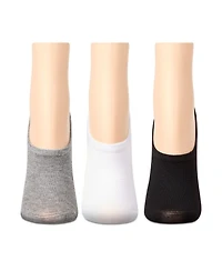 MeMoi Women's 3 Pair Silky-Soft No Show Rayon Blend Sneaker Liners