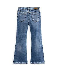 Polo Ralph Lauren Girls 2T-6X Flared Stretch Jeans