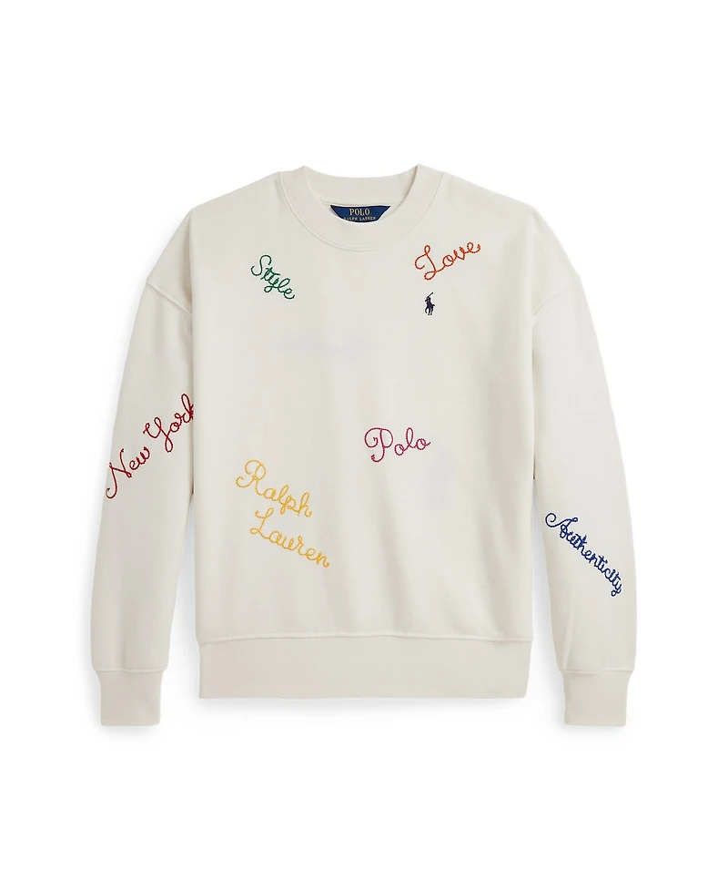 Polo Ralph Lauren Girls 7-16 Long-Sleeve Crewneck Sweatshirt