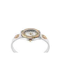 Plein Sport Womens Eclipse 3 Hand Quartz White Silicone Strap 36MM