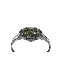 Plein Sport Mens Urban Pulse 3 Hand Date Quartz Ip Gunmetal Bracelet 47MM