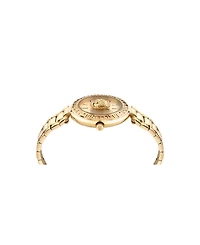 Plein Sport Womens Opium 2 Hand Quartz Ip Yellow Gold Bracelet 38MM