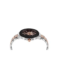 Plein Sport Mens City Rush 3 Hand Date Quartz Two Tone Bracelet 45MM