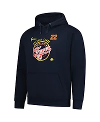 Stitches Men's and Women's Caitlin Clark Navy Indiana Fever Dynasty Apparel Player Team Logo Hoodie
