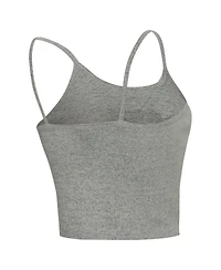 Concepts Sport Women's 3-Piece Heather Gray Minnesota Vikings Rigor Tank, Short and Robe Set
