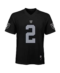 Outerstuff Big Boys and Girls Ashton Jeanty Black Las Vegas Raiders Replica Player Jersey