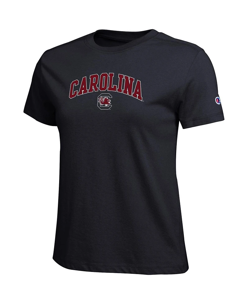 Champion Women's Black South Carolina Gamecocks Arched Over Logo T-Shirt