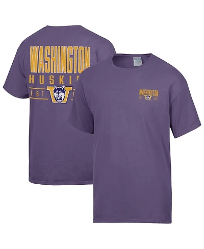 Comfortwash Men's Purple Washington Huskies Big Name T-Shirt