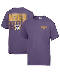 Comfortwash Men's Purple Washington Huskies Big Name T-Shirt