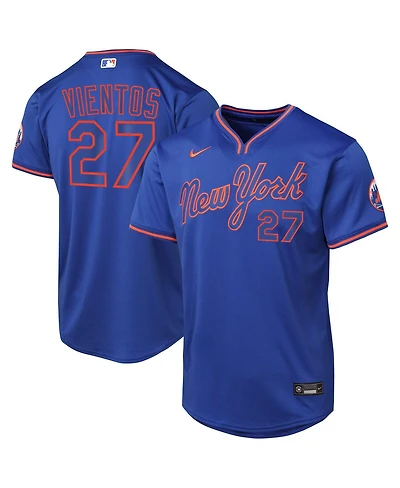 Nike Big Boys and Girls Mark Vientos Royal New York Mets Alternate 2 Limited Jersey