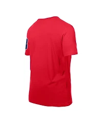 New Era Men's Bryce Harper Red Philadelphia Phillies Design Lab Name Number T-Shirt