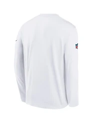 Nike Big Boys and Girls White Buffalo Bills 2025 Rivalries Collection Sideline Legend Dri-fit Long Sleeve T-Shirt