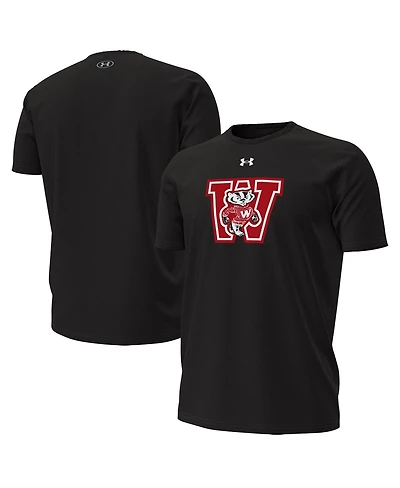 Under Armour Men's Wisconsin Badgers Throwback Performance T-Shirt