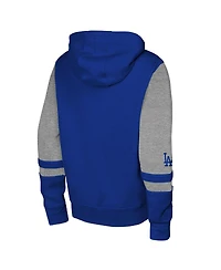 Outerstuff Men's Royal Los Angeles Dodgers Stadium Color block Full-Zip Hoodie