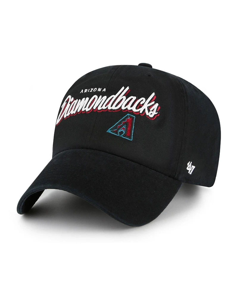 '47 Brand Women's Black Arizona Diamondbacks Ariana Clean Up Adjustable Hat