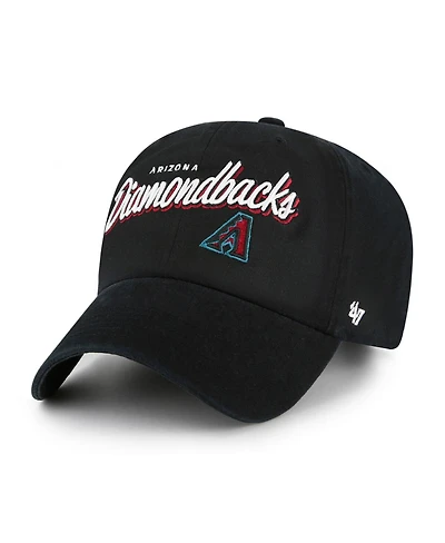 '47 Brand Women's Black Arizona Diamondbacks Ariana Clean Up Adjustable Hat