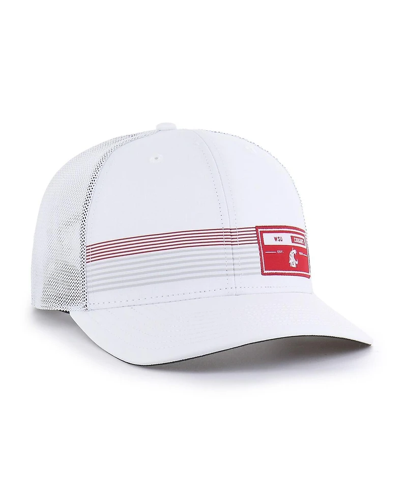 '47 Brand Men's White Washington State Cougars Rangefinder Brrr Trucker Adjustable Hat