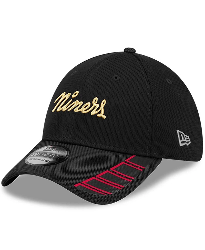 New Era Men's Black San Francisco 49ers 2025 Rivalries Collection Fan Pack 39THIRTY Flex Hat