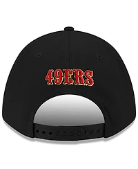 New Era Men's Black San Francisco 49ers 2025 Rivalries Collection Team 9FORTY M-Crown Adjustable Hat
